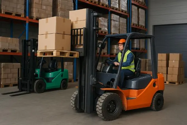 Maniobras con Montacargas